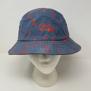 Rare Poler Campalogue Outdoor Stuff Bucket Hat Cotton BRW All-Over Print Men's